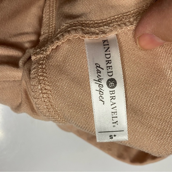 Kindred bravely Davy piper French Terry nursing bra tan peach women’s size S+ - Picture 7 of 8